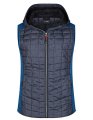 Dames Bodywarmer Daiber Knitted Hybrid Royal blue-Anthracite